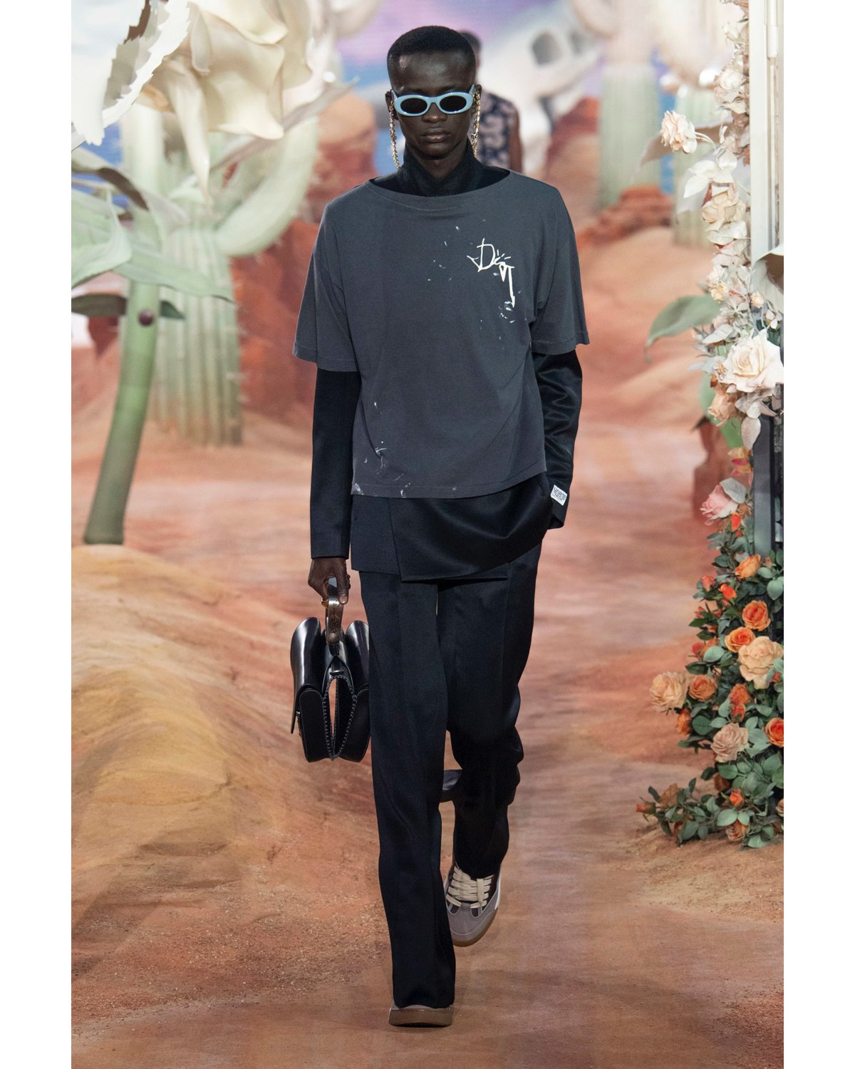 Justsmile Magazine - Dior Men designs the Houston sunset for SS22